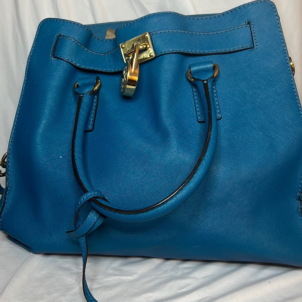 🔥Michael Kors Hamilton Tote. Teal. Dust bag included🔥